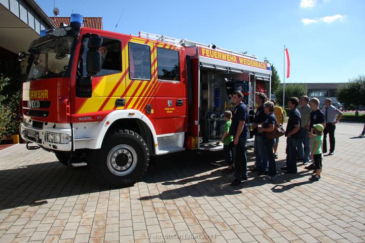 Fahrzeugsegnung in Weidenbach / Mittelfranken