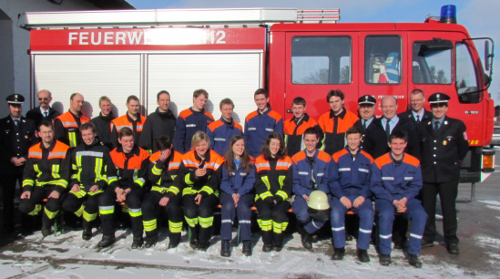 Gruppenfoto Truppmannausbildung 2013